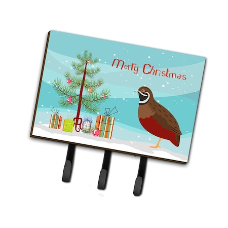 Micasa Chinese Painted or King Quail Christmas Leash or Key Holder MI712873